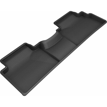 3D MATS USA Custom Fit, Raised Edge, Black, Thermoplastic Rubber Of Carbon Fiber Texture L1KA05021509